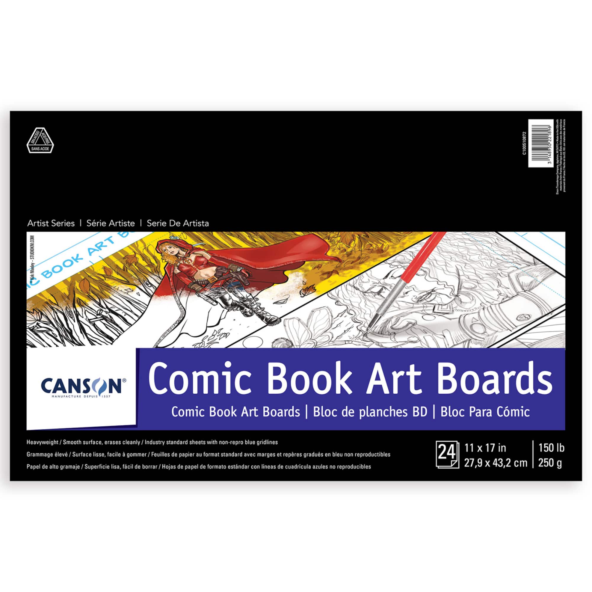 Canson® Fanboy™ 11" x 17" Comic Book Art Boards